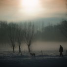 Man with a dog