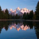 Teton Mountains' Dawn - Schwabacher Landing