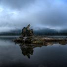 Log at Sunrise