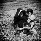 Mother and son