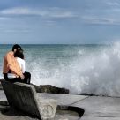 Angry sea