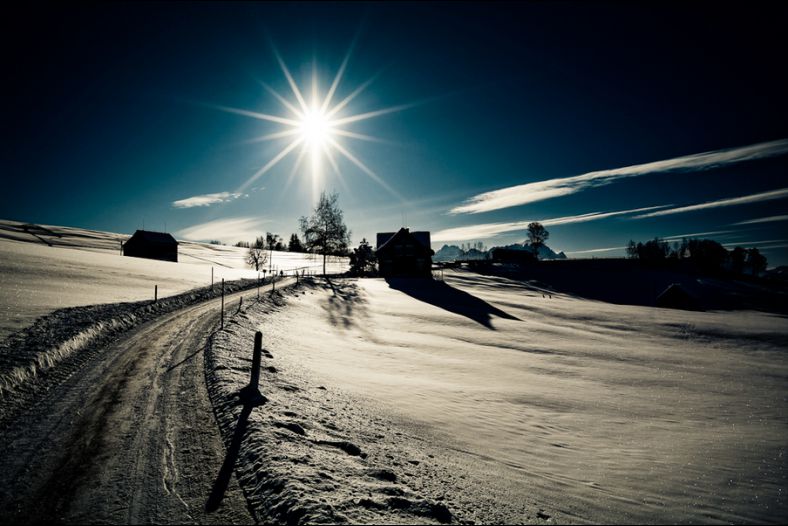 Appenzellian winter sun
