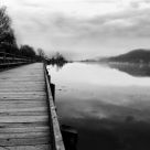 Clouds on the lake