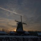 Sunset at the 'Bolwerksmolen'