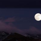 Moonrise Over The White Mountains