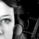 My eye on a cello