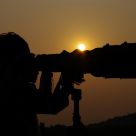 Sunset when birding