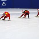 speed skaters
