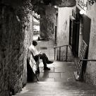 Waiting for customers