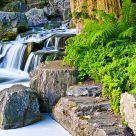 Summer waterfall
