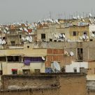 a few satellite dishes