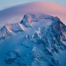 Sunset on the mountain
