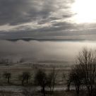 Nebel Ã¼ber der Stadt