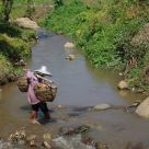 Crossing the river...