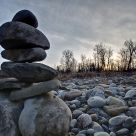 Inukshuk at Sunrise