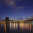 Rheinauhafen Köln in the twilight