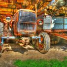 old tractor