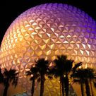 EPCOT Center at night