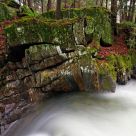Colorful Cliff Wall - Honey Hollow Gorge, Preston Brook