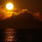 Big round sunset