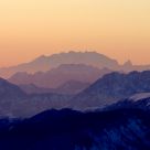 Sunset on the Alps