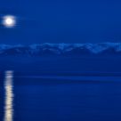 Moonrise Over Flathead Lake