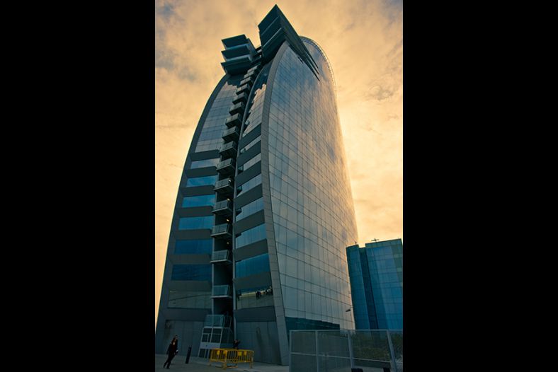 Golden sunset at W