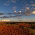Sunset in the Kalahari