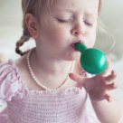 Green balloon