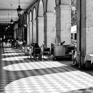 arc lights and shadows.