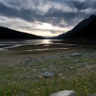 Sunset at Medicine Lake