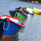 Colorful boats