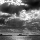 Sunset on the Vigo bay