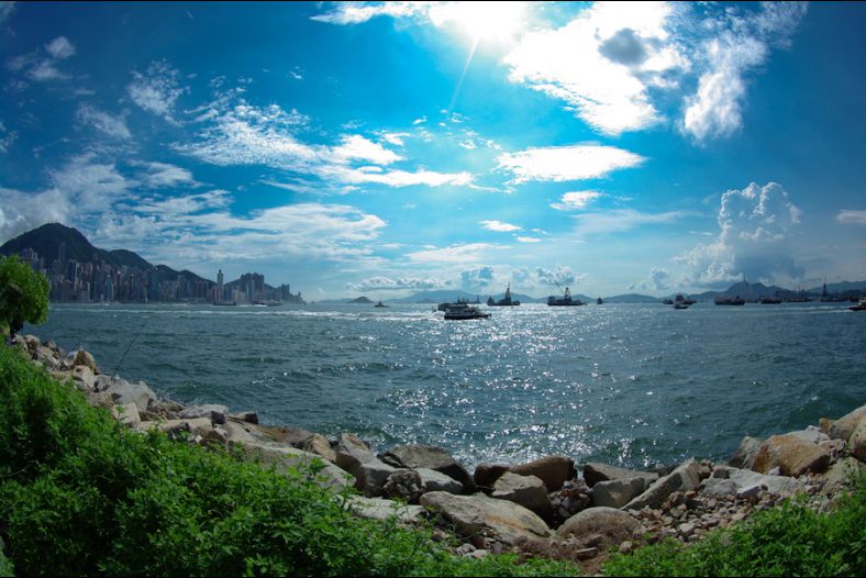 West Kowloon waterfront, HK