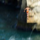 Red bull Cliff Diving - Panning