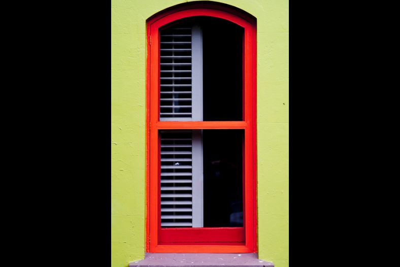 Orange window