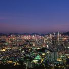 Hong Kong Night Panorama