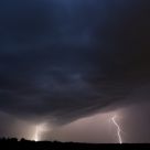 Night Lightning in the Nordeifel