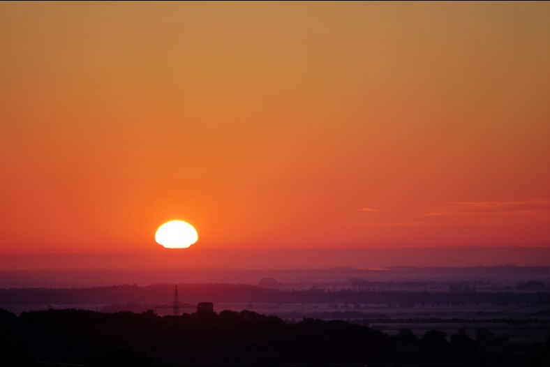 Sunrise in the Eifel