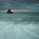 Waves in the evening