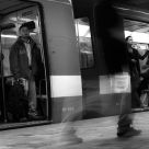 In the metro