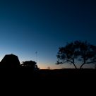 Night closes in