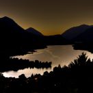 Lake at sunset
