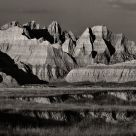 Badlands in Monochrome