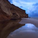 On the rusty beach