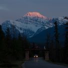 Last Light over Mountain Peak