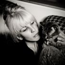 The Model and Her Cat