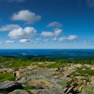 Atlantic ocean from atop the Sargent mountain