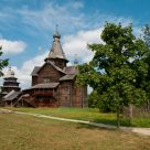 A wooden church