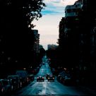 Dawn in the street